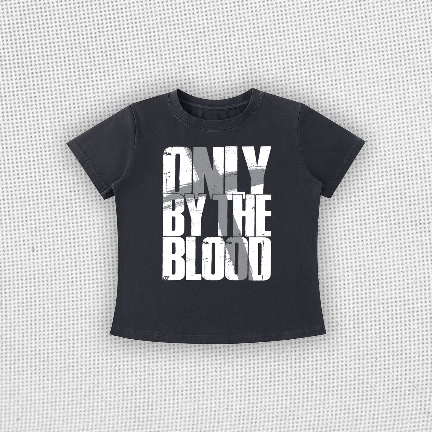 ONLY BY THE BLOOD WOMEN’S TEE