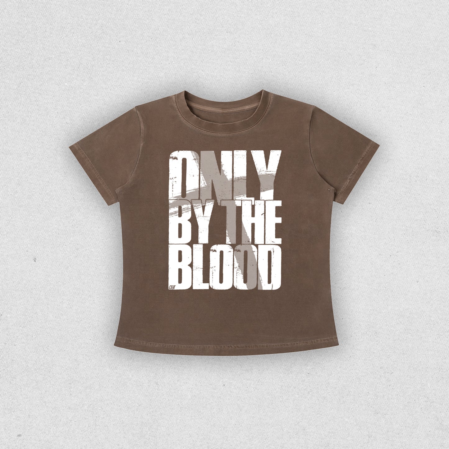 ONLY BY THE BLOOD WOMEN’S TEE